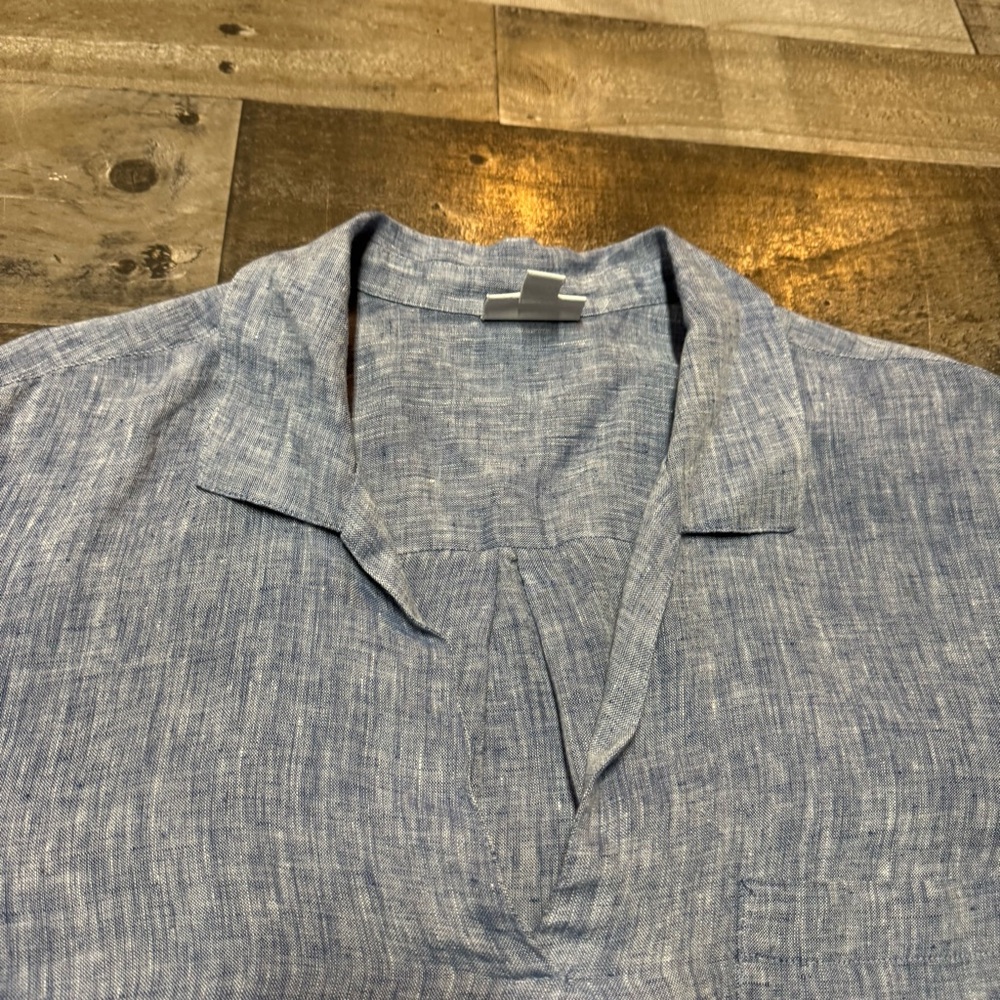 J. Jill Love Linen Popover Top Sz 2x - Picture 3 of 11